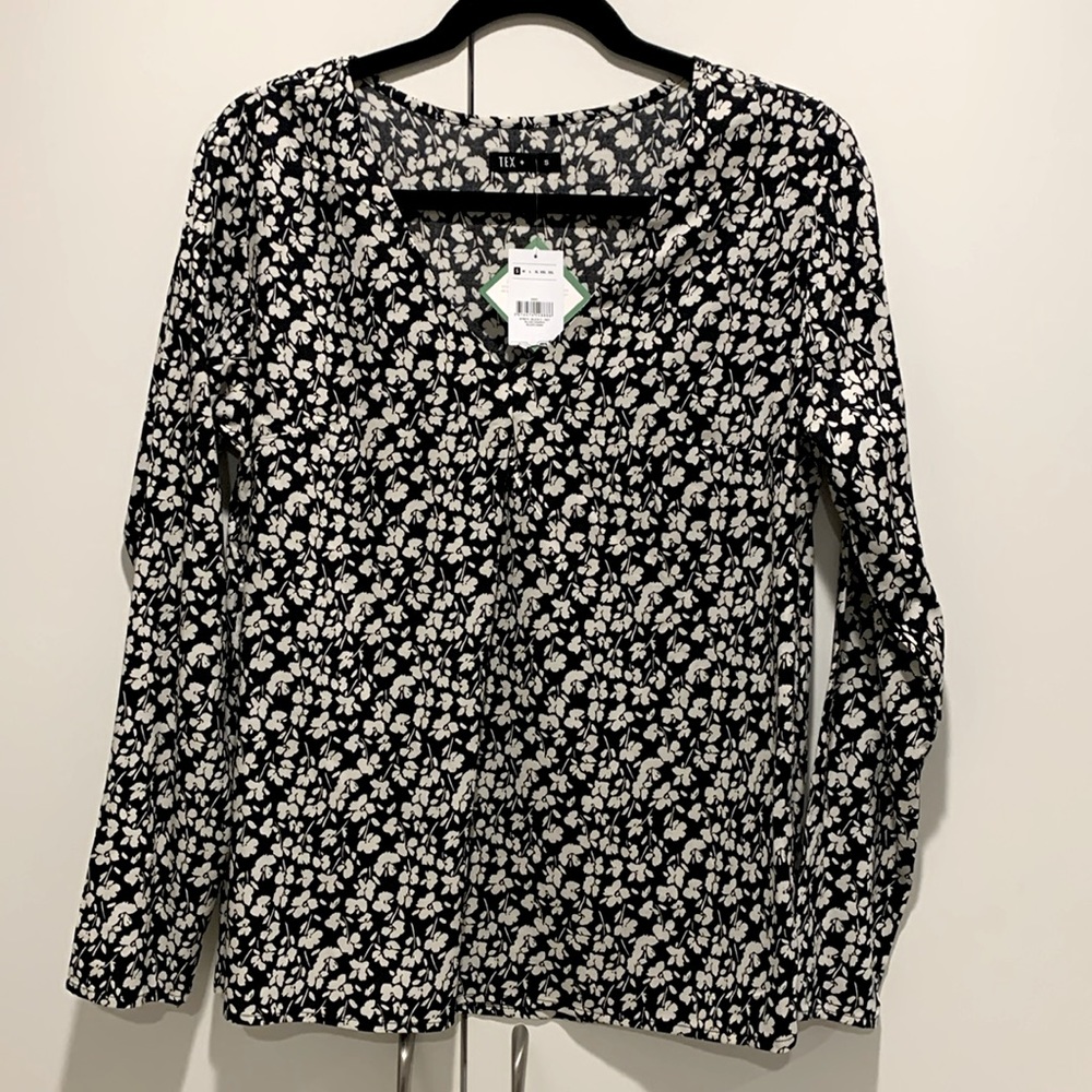 Tex floral blouse